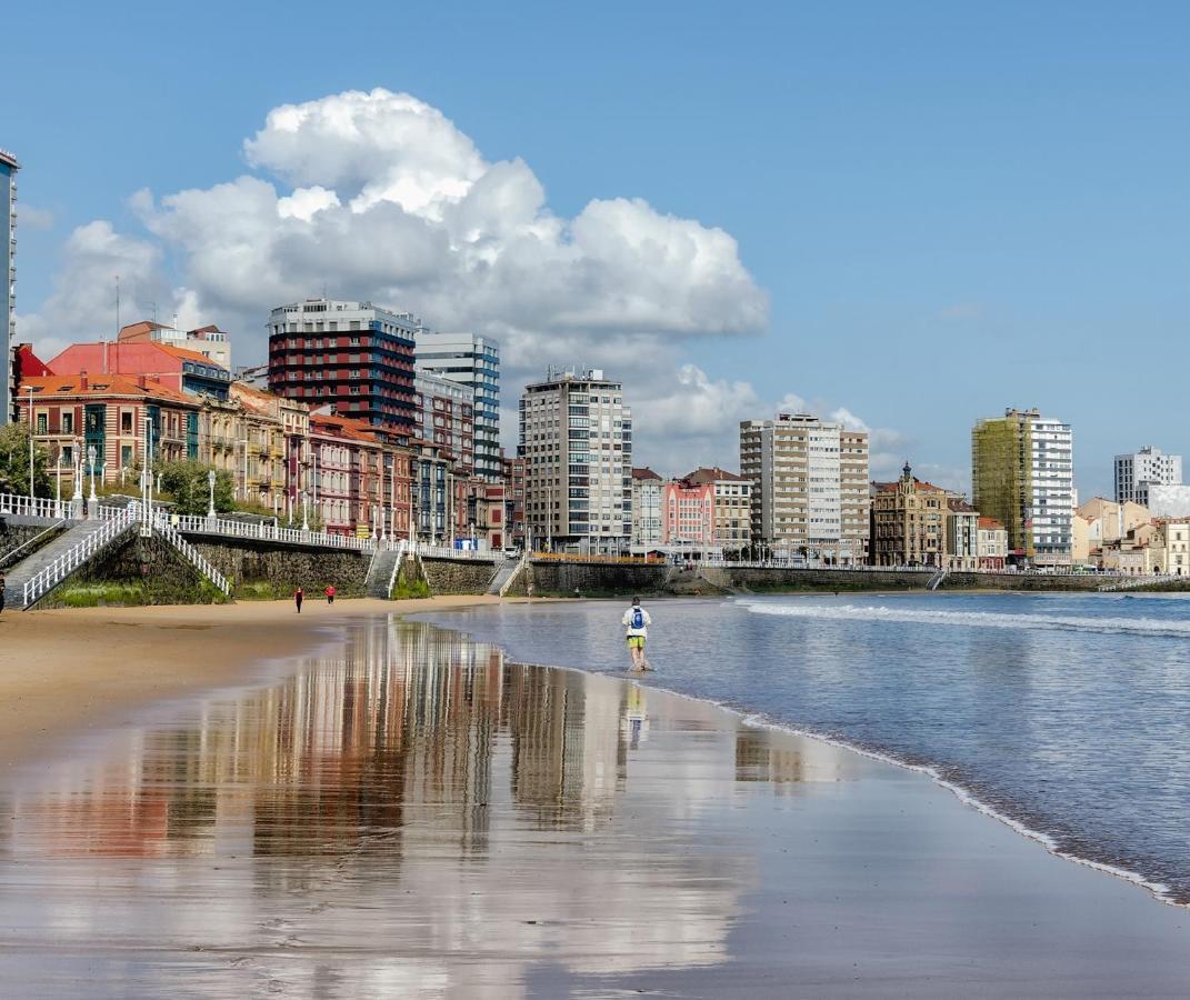 Ferienwohnung Mar Al Mar - Estupendo Piso A Un Paso De La Playa - Vut-2088-As Gijón Exterior foto